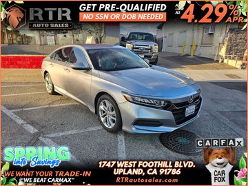 2018 HONDA ACCORD for sale in UPLAND
