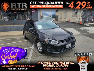 BLACK, 2015 VOLKSWAGEN GOLF Image 