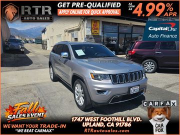 2017 JEEP GRAND CHEROKEE for sale in UPLAND