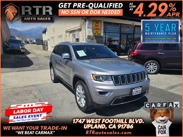 2017 JEEP GRAND CHEROKEE for sale in UPLAND