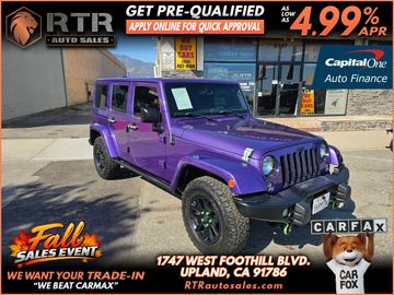 2016 JEEP WRANGLER for sale in UPLAND