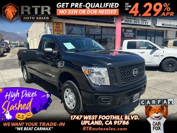 BLACK, 2017 NISSAN TITAN XD SINGLE CAB Image 