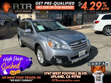SILVER, 2014 SUBARU OUTBACK Image 