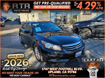 BLACK, 2012 HONDA ACCORD Image 