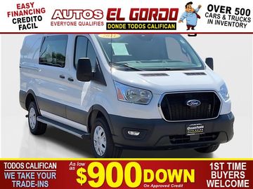 WHITE, 2021 FORD TRANSIT 250 CARGO VAN Image 