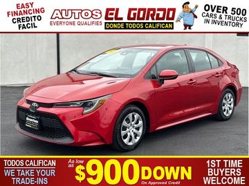 RED, 2021 TOYOTA COROLLA Image 