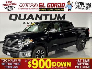 BLACK, 2018 TOYOTA TUNDRA CREWMAX Image 
