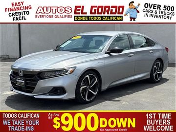 SILVER, 2022 HONDA ACCORD HYBRID Image 