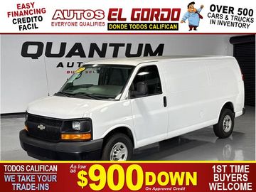 WHITE, 2014 CHEVROLET EXPRESS 3500 CARGO Image 