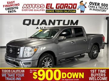 2021 NISSAN TITAN CREW CAB for sale in SANTA ANA