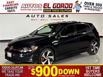 BLACK, 2019 VOLKSWAGEN GOLF GTI Image 