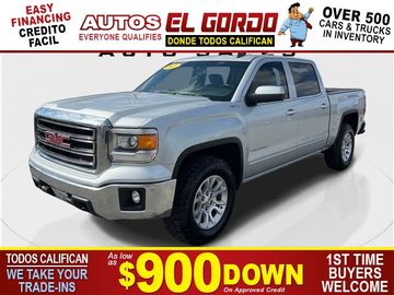 SILVER, 2015 GMC SIERRA 1500 CREW CAB Image 