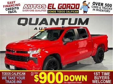 RED, 2022 CHEVROLET SILVERADO 1500 CREW CAB Image 