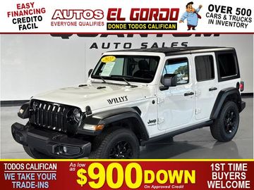 WHITE, 2022 JEEP WRANGLER UNLIMITED Image 