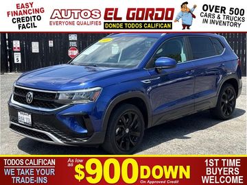 BLUE, 2022 VOLKSWAGEN TAOS Image 