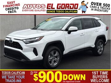 WHITE, 2022 TOYOTA RAV4 HYBRID Image 