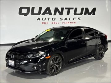 BLACK, 2021 HONDA CIVIC Image 