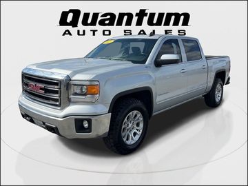 SILVER, 2015 GMC SIERRA 1500 CREW CAB Image 