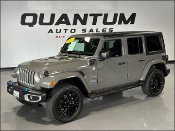 GRAY, 2022 JEEP WRANGLER UNLIMITED 4XE Image 