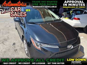 BLACK, 2021 TOYOTA COROLLA Image 