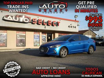 BLUE, 2017 HYUNDAI ELANTRA Image 