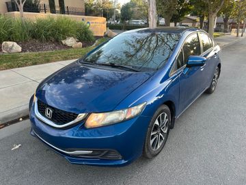 BLUE, 2014 HONDA CIVIC Image 