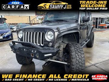 BLACK, 2016 JEEP WRANGLER Image 