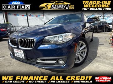BLUE, 2016 BMW 5 SERIES Image 