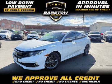 WHITE, 2020 HONDA CIVIC Image 