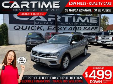 SILVER, 2020 VOLKSWAGEN TIGUAN S 4MOTION SPORT W/ THIRD ROW SEAT Image 