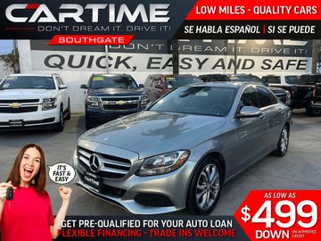 GRAY, 2015 MERCEDES-BENZ C-CLASS Image 