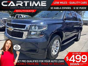 BLUE, 2018 CHEVROLET SUBURBAN Image 