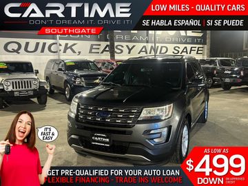 GRAY, 2017 FORD EXPLORER XLT SPORT Image 