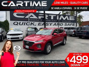 RED, 2020 HYUNDAI SANTA FE SE SPORT Image 