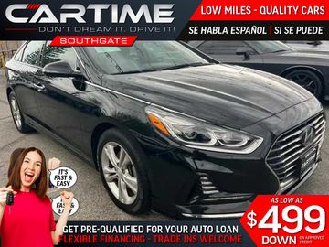 BLACK, 2018 HYUNDAI SONATA LIMITED Image 