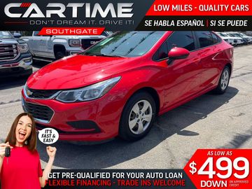 RED, 2017 CHEVROLET CRUZE LS Image 