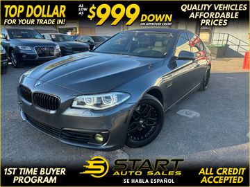 GRAY, 2016 BMW 5 SERIES Image 