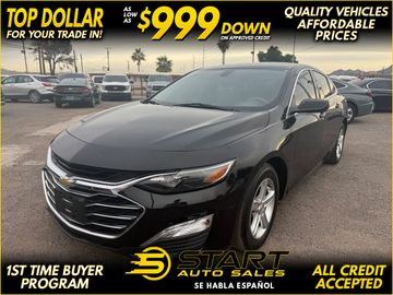 BLACK, 2019 CHEVROLET MALIBU Image 