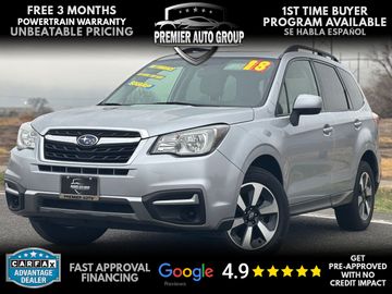 SILVER, 2018 SUBARU FORESTER Image 