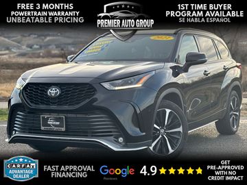 BLACK, 2021 TOYOTA HIGHLANDER Image 