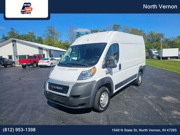 WHITE, 2019 RAM PROMASTER CARGO VAN Image 