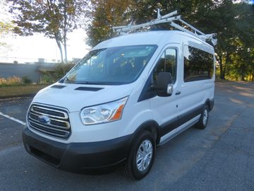 WHITE, 2018 FORD TRANSIT 150 WAGON Image 