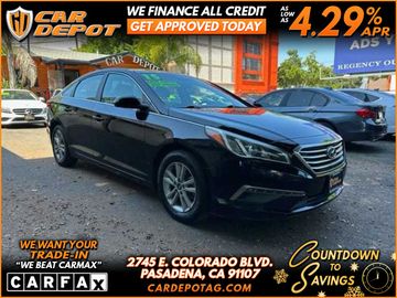 BLACK, 2015 HYUNDAI SONATA Image 