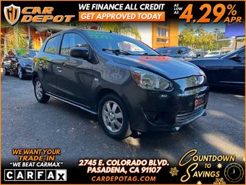 GREY, 2014 MITSUBISHI MIRAGE Image 