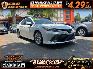2019 TOYOTA CAMRY 1 OWNER LOADED WITH OPTIONS for sale in PASADENA