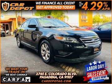 2011 FORD TAURUS for sale in PASADENA