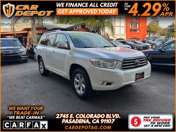 2010 TOYOTA HIGHLANDER for sale in PASADENA