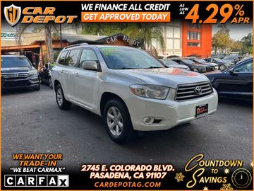 2010 TOYOTA HIGHLANDER for sale in PASADENA