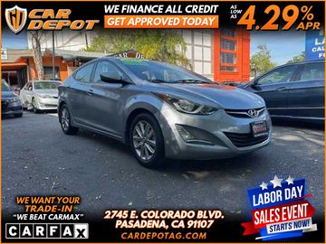 2015 HYUNDAI ELANTRA for sale in PASADENA