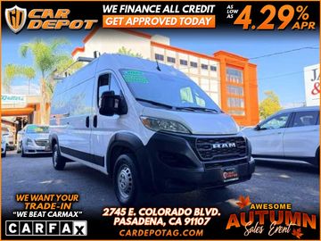2024 RAM PROMASTER CARGO VAN SUPER CLEAN for sale in PASADENA